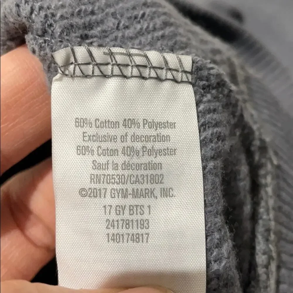 Gymboree 4 grey hi low hemline firework sweatshirt
